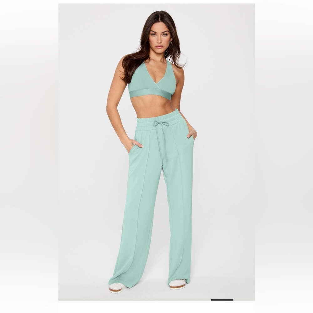 Fabletics So Sleek Modal Wide Leg Lounge Pant NWT